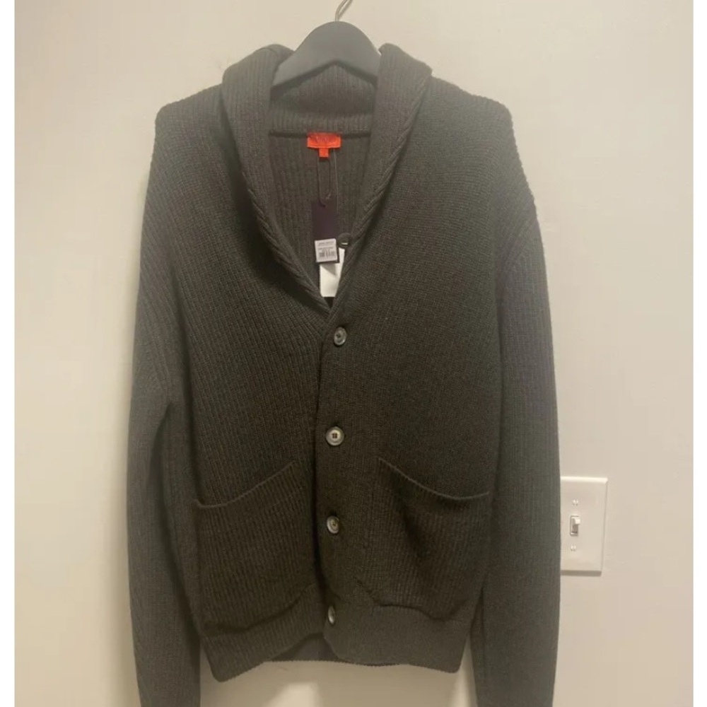 ISAIA MENS CASHMERE CARDIGAN SIZE SMALL $2500